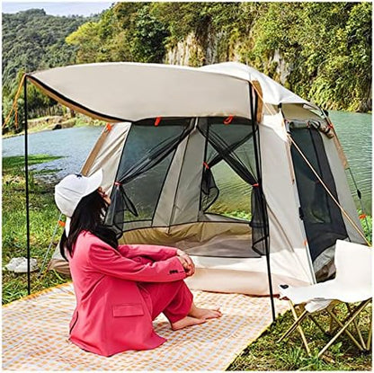 Rodzinny namiot z podwójnymi drzwiami
