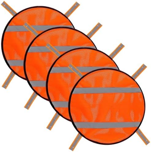 Zestaw pomarańczowych osłon ochronnych sprzętu