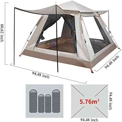 Rodzinny namiot z podwójnymi drzwiami