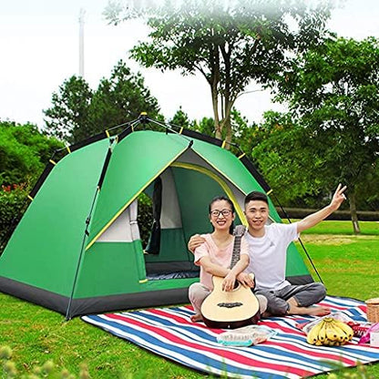 Zielony namiot przenośny wodoodporny grupowy