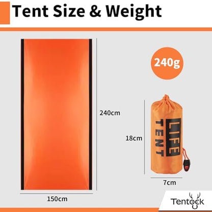 Składany koc awaryjny Tentock na wyprawy